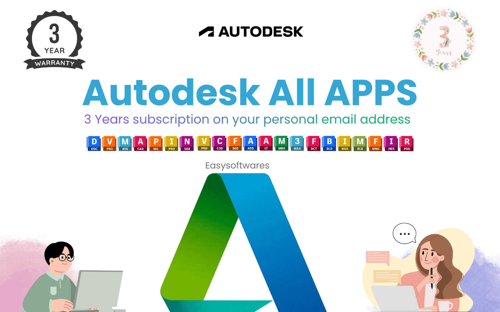 Autodesk All Apps 3-Year Subscription | Personal Autodesk Account