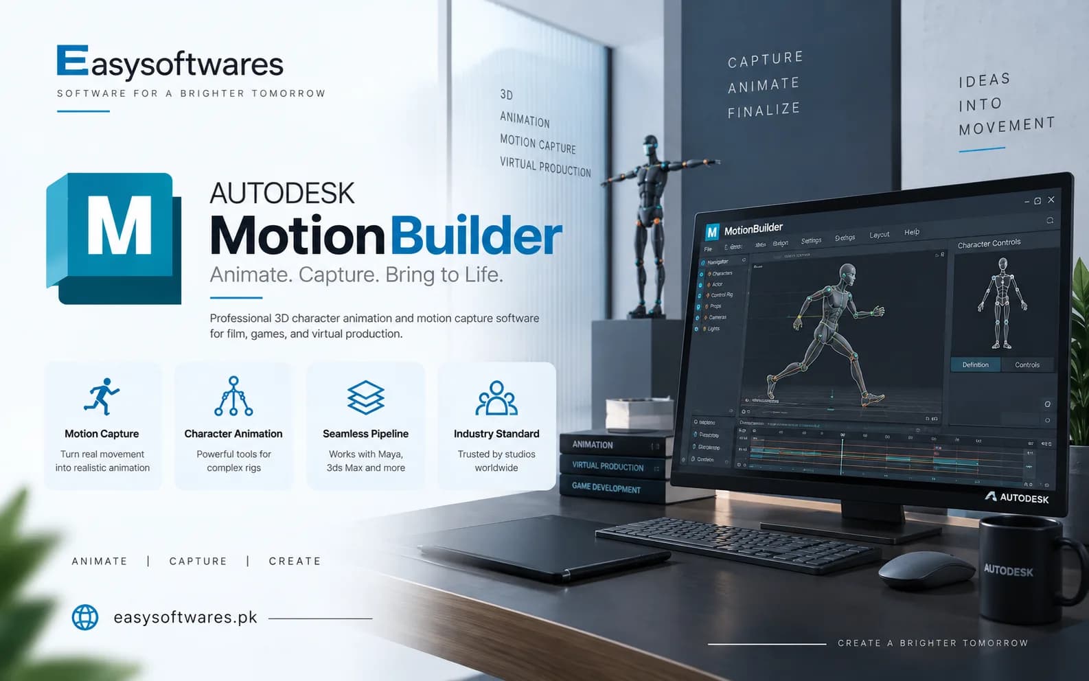 Autodesk MotionBuilder Subscription | Activated on Your Personal Email