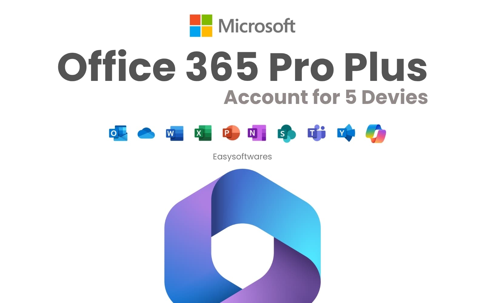 Office 365 Pro Plus Account For 5 Devices